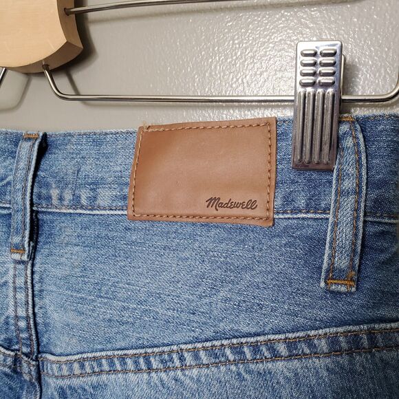 Madewell Jeans Womens Size 25 Rigid High Rise Skinny Medium Wash Distressed 2018 - Picture 6 of 14